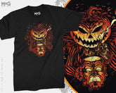 Pumpkin Head Halloween t-shirt Spooky Pumpkin Head Halloween Costume Funny Scary Horror Halloween Party Outfit T-shirt Gift